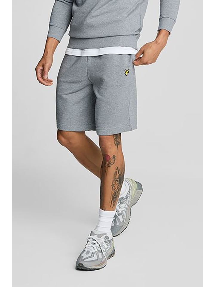 Lyle & Scott Sweatshorts in Grau günstig kaufen S