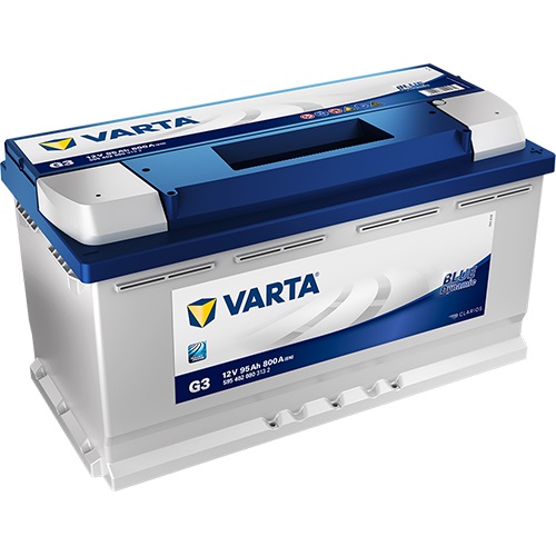 VARTA Blue Dynamic 5954020803132 Autobatterien, G3, 12 V, 95 Ah, 800 A