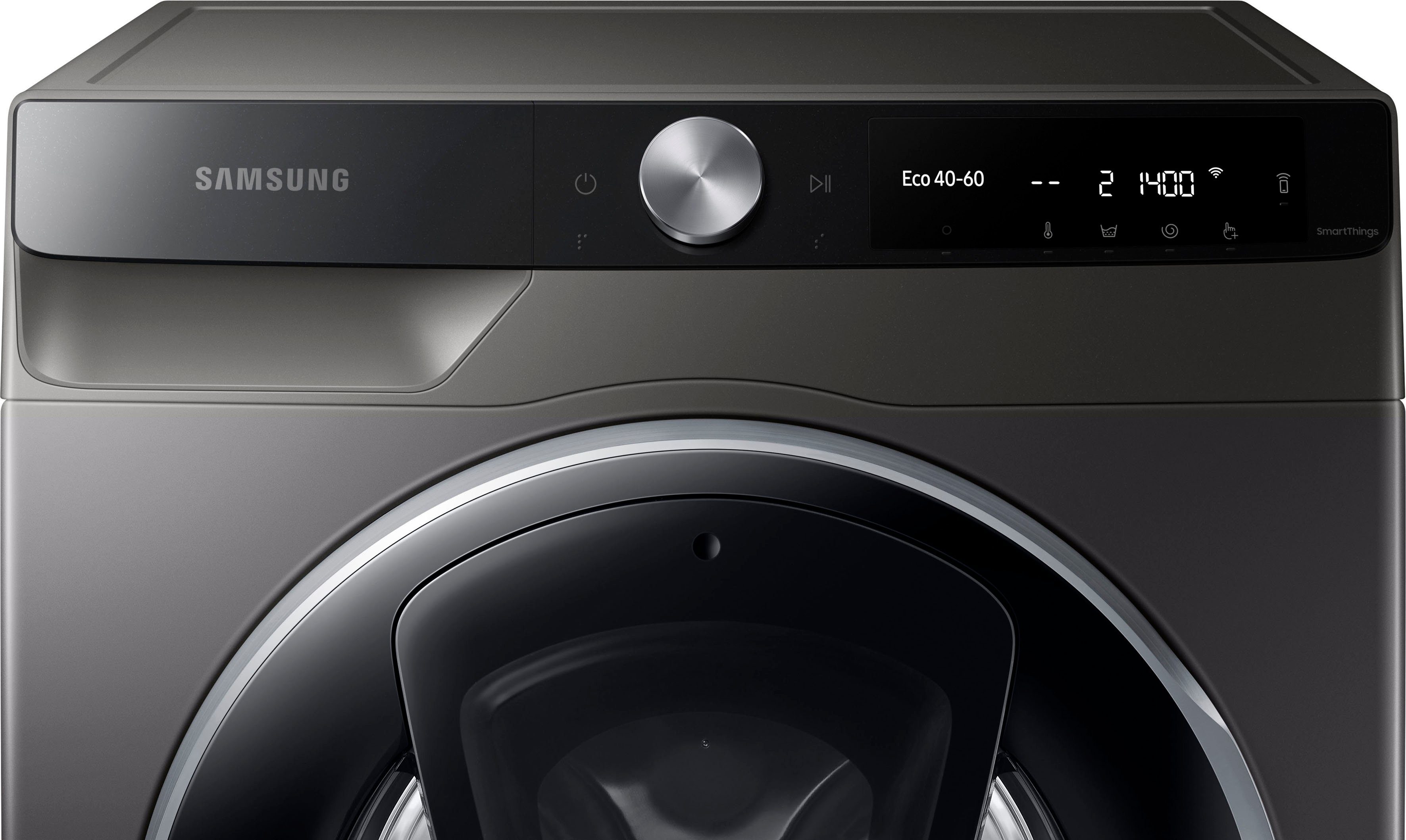 Samsung Waschmaschine WW6500T INOX WW80T654ALX, 8 kg, 1400 U/min, AddWash™