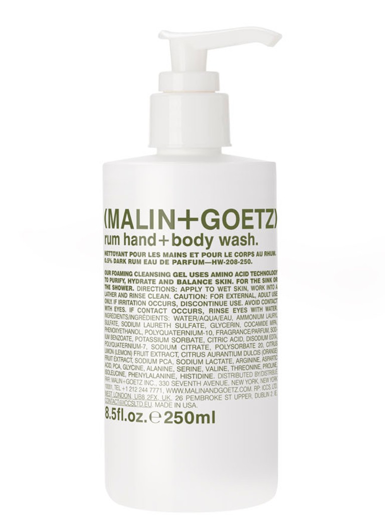 MALIN+GOETZ Gel de duș și de mâini cu aromă de rom