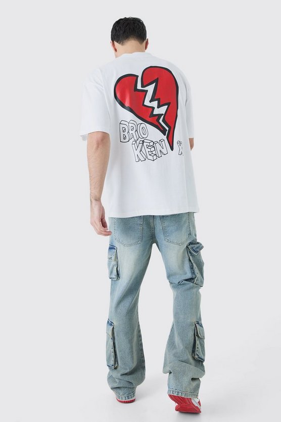 Oversized Broken Hearts T-shirt