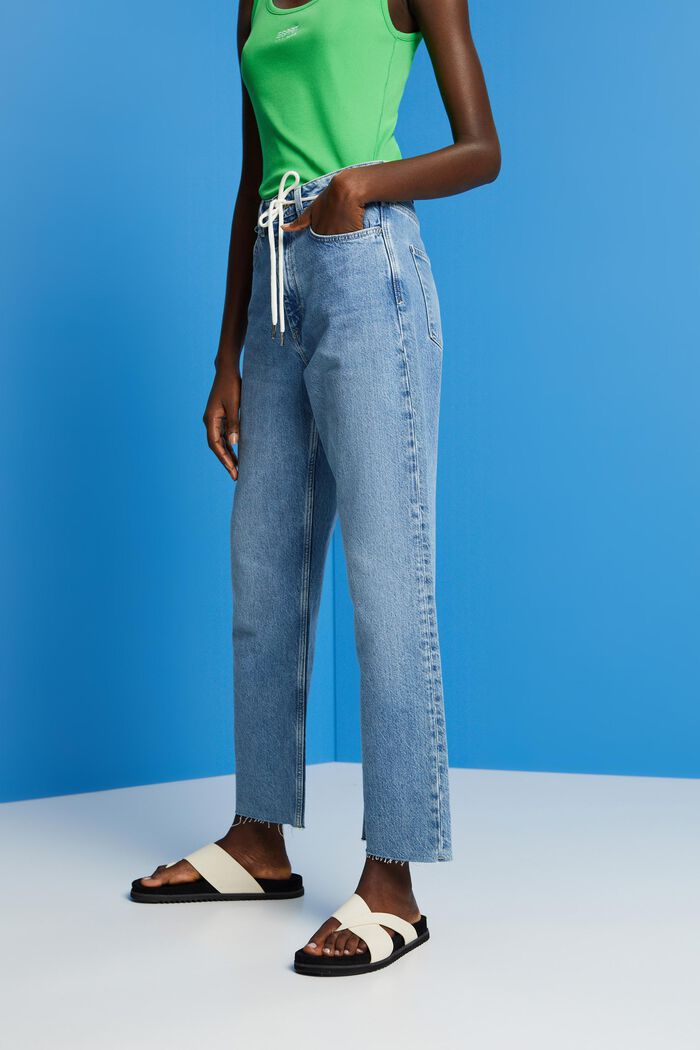 Verkürzte Jeans in Dad-Passform