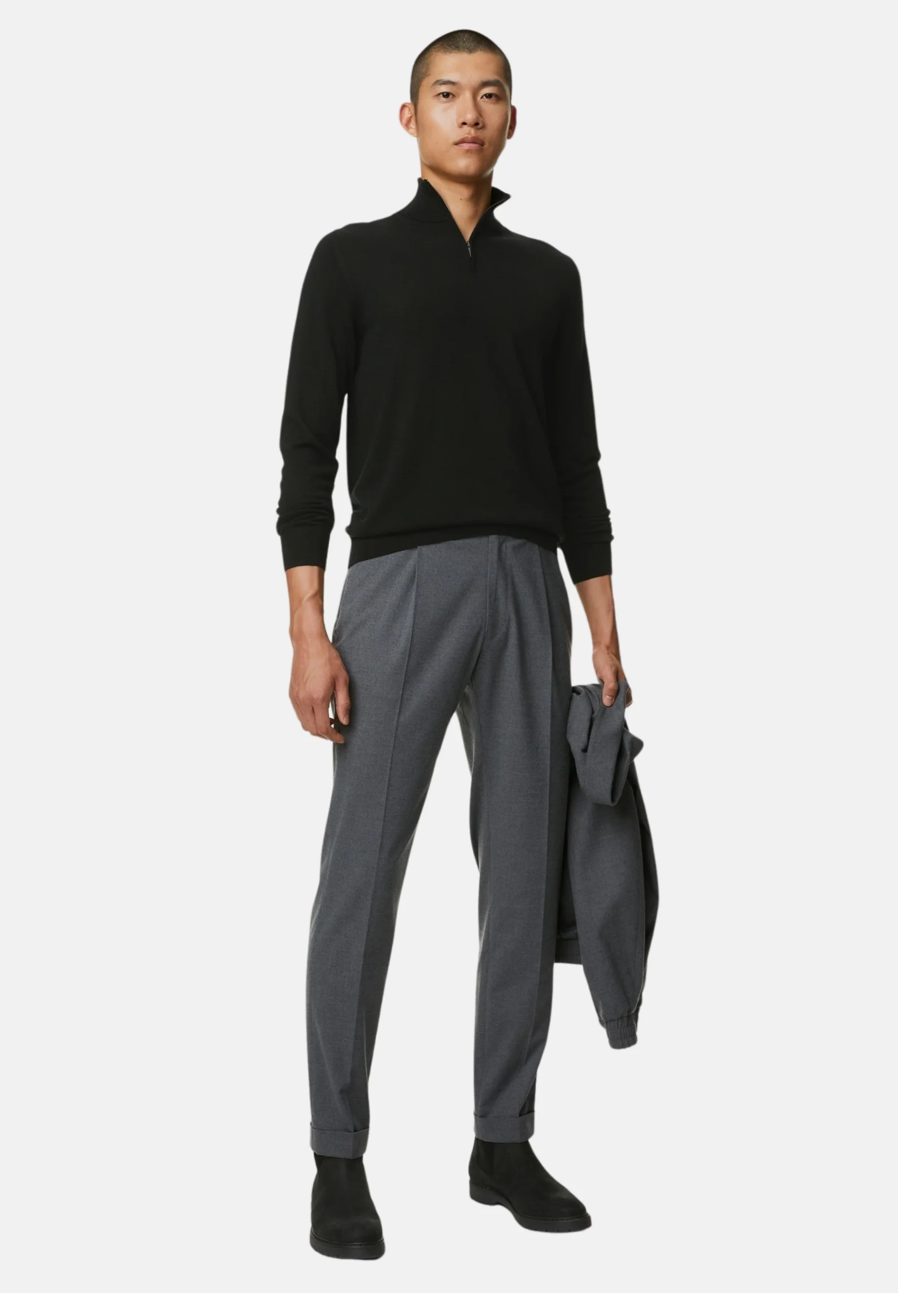 Suéter Marks & Spencer MERINO HALF ZIP