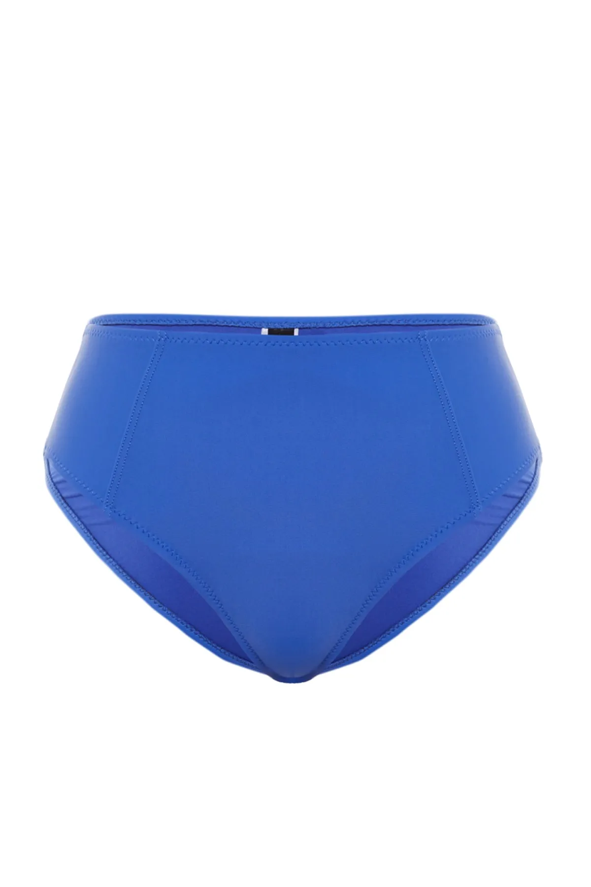 Trendyol Collection  Saks Bikinihose mit hoher Taille und normalem Bein TBESS21BA0387