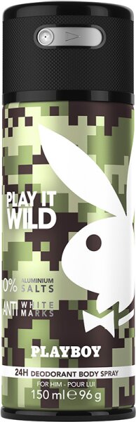 Playboy Play It Wild Men Deodorant Spray
