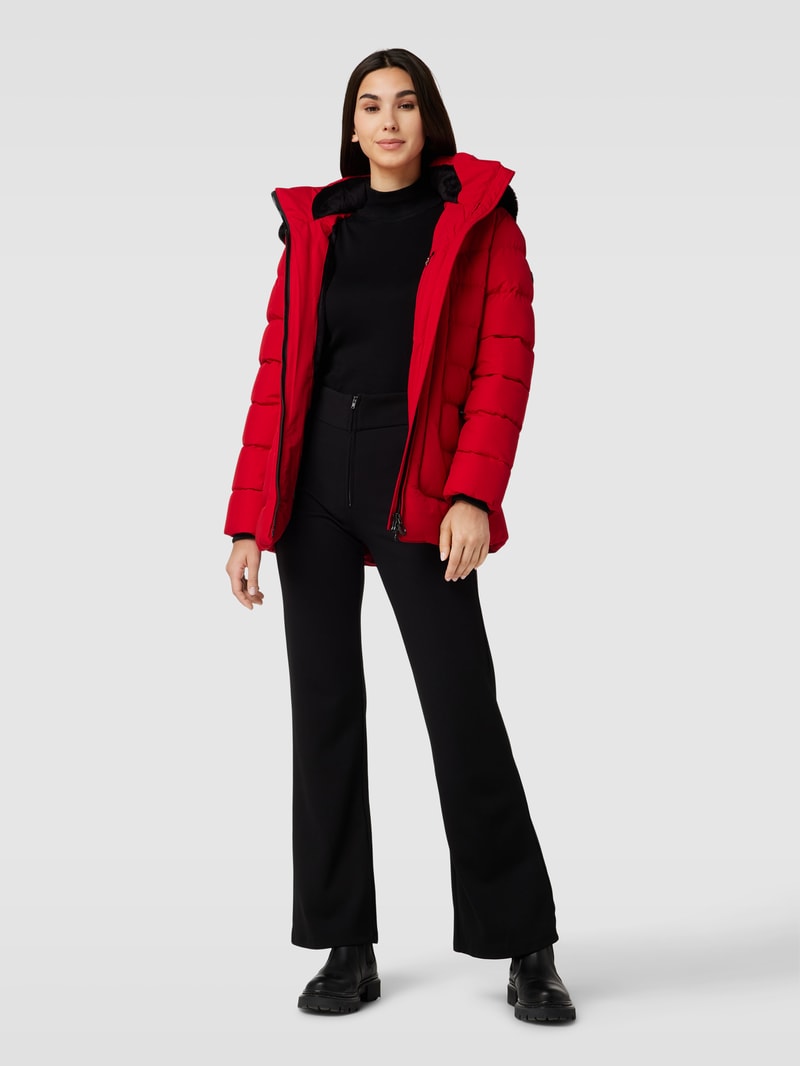 Funktionsjacke mit Steppnähten Modell 'Belvitesse' in rot
