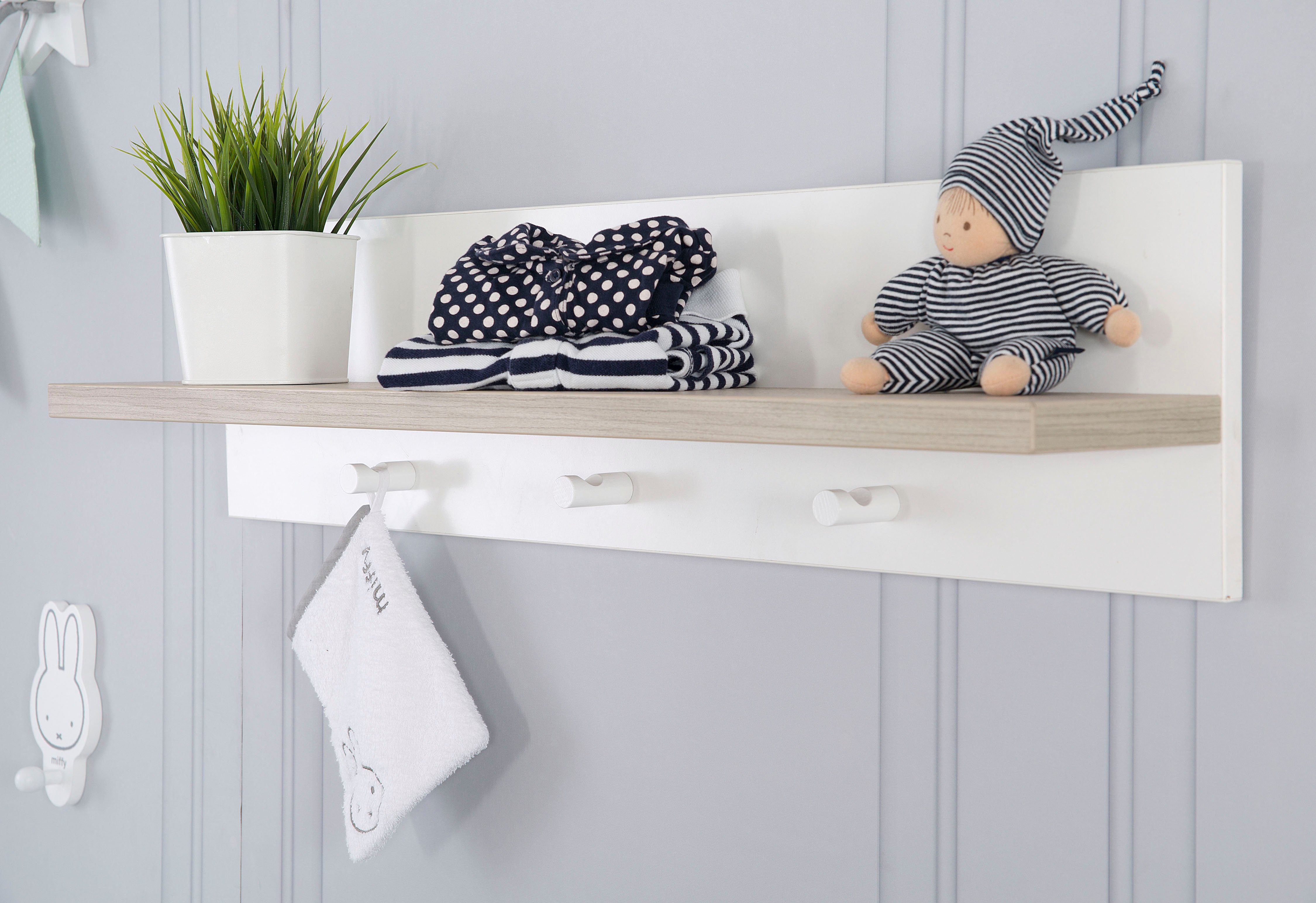 roba® Kinderregal Moritz, mit Garderobenhaken; Made in Europe