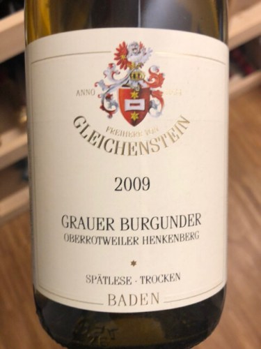 Freiherr von GleichensteinOberrotweiler Henkenberg Grauer Burgunder Spätlese Trocken 2018
