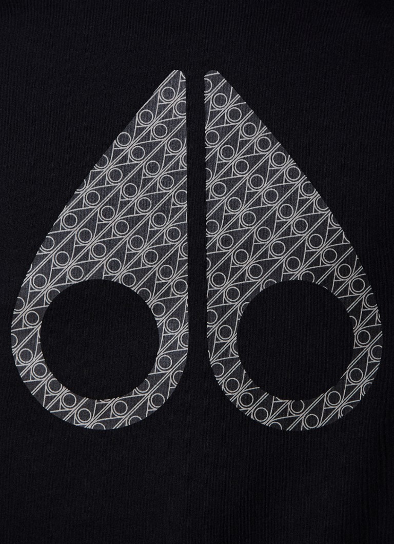 Tricou Moose Knuckles Chamblee cu imprimeu logo