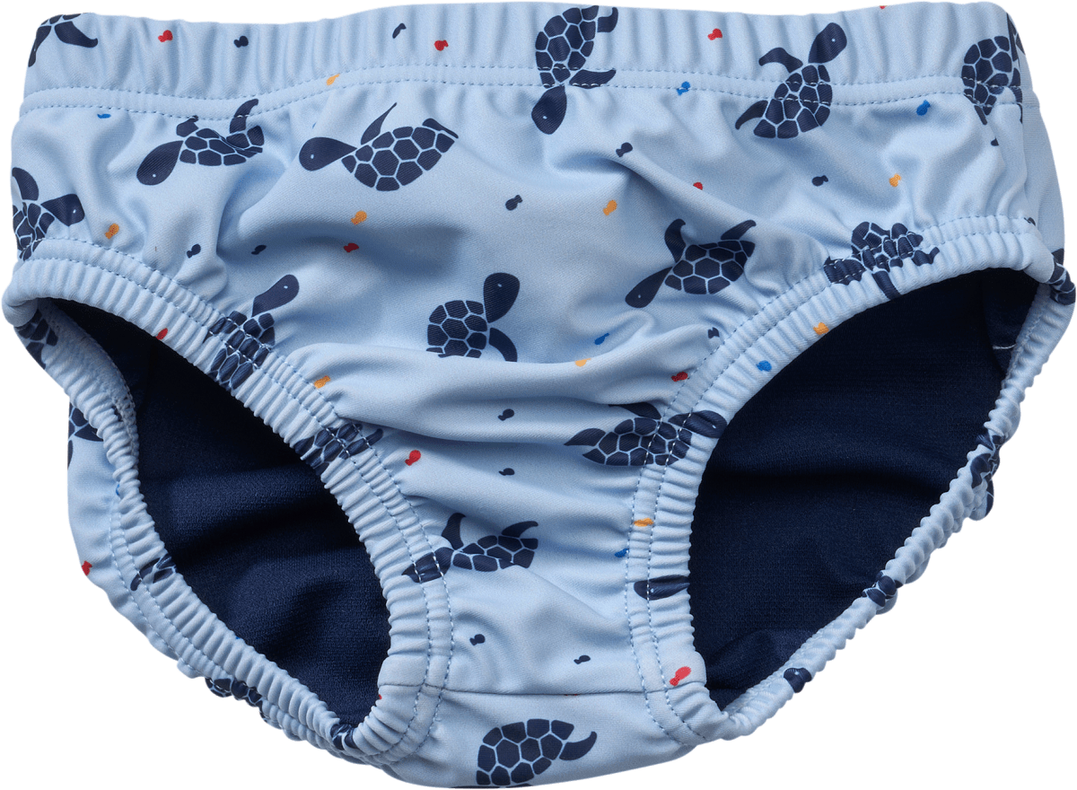 Schwimmwindel mit Schildkröten-Muster, blau, Gr. 74/80, 1 St