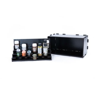 Black Paint Rack: Farbregal ausziehbar (Pigment)