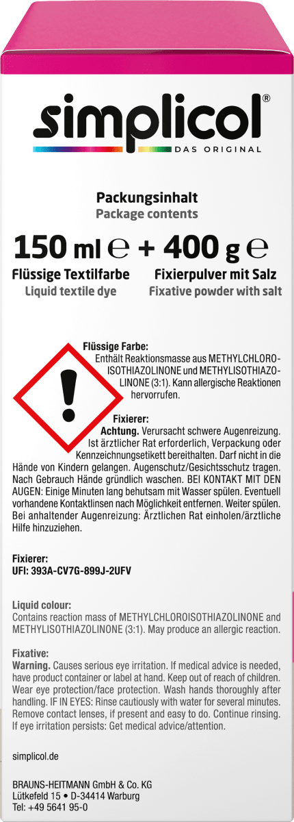 Textilfarbe intensiv Pink-Berry, 1 St
