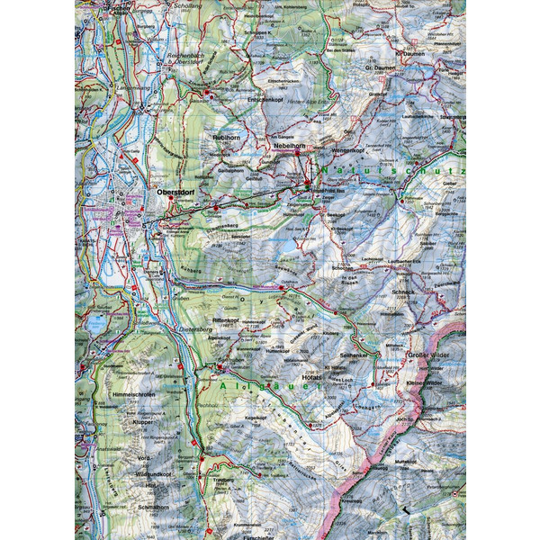 Lechtaler, Allgäuer Alpen 1 : 50 000 - Wanderkarte