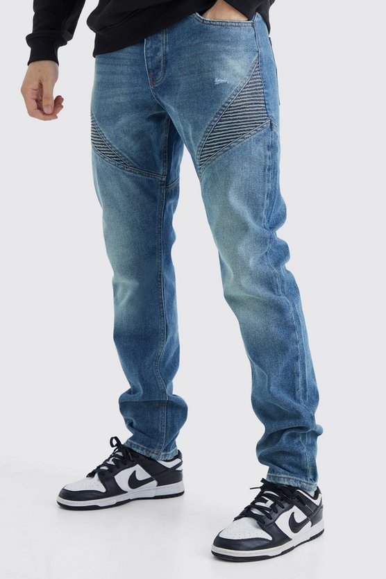 Tall Slim-Fit Bikerjeans