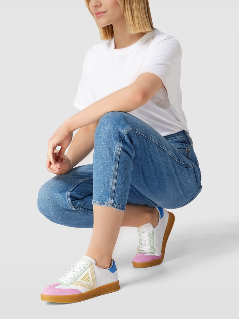 Sneaker mit Colour-Blocking-Design Modell 'AVIANA' in pink
