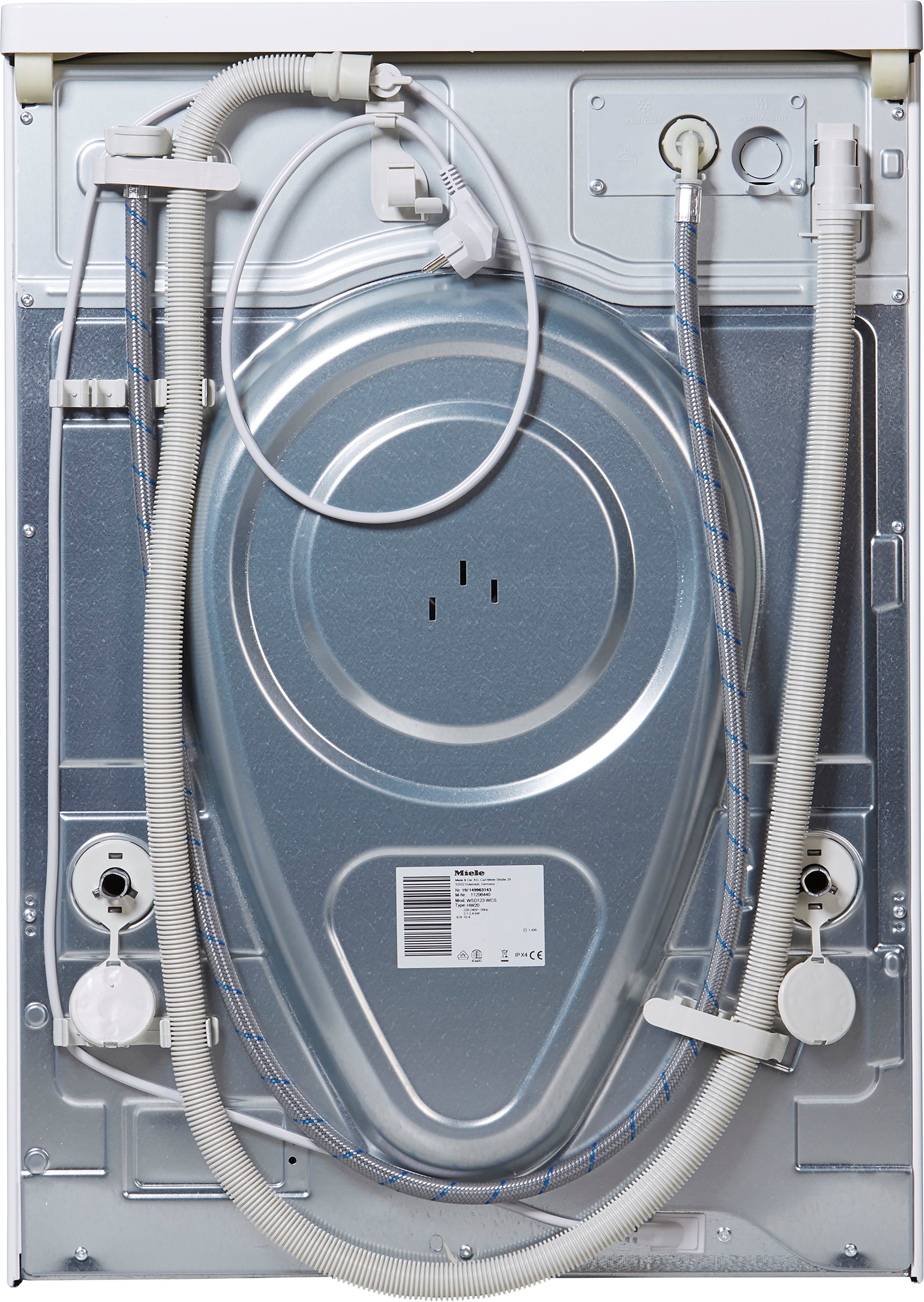 Miele Waschmaschine WSD123 WCS 8kg, 8 kg, 1400 U/min, Vorbügeloption