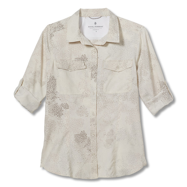 EXPEDITION PRINT L/S Damen - Outdoor Bluse