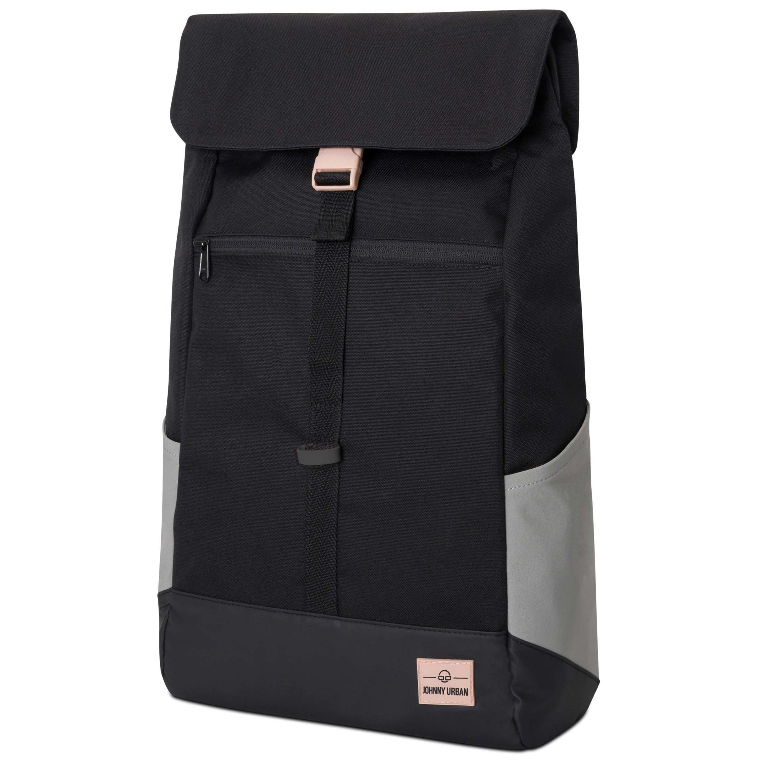 Johnny Urban Cityrucksack MIKA, Rolltop Damen Herren, Laptop Fach, Flexible Größe, Gepolstertes Laptopfach, Wasserabweisend