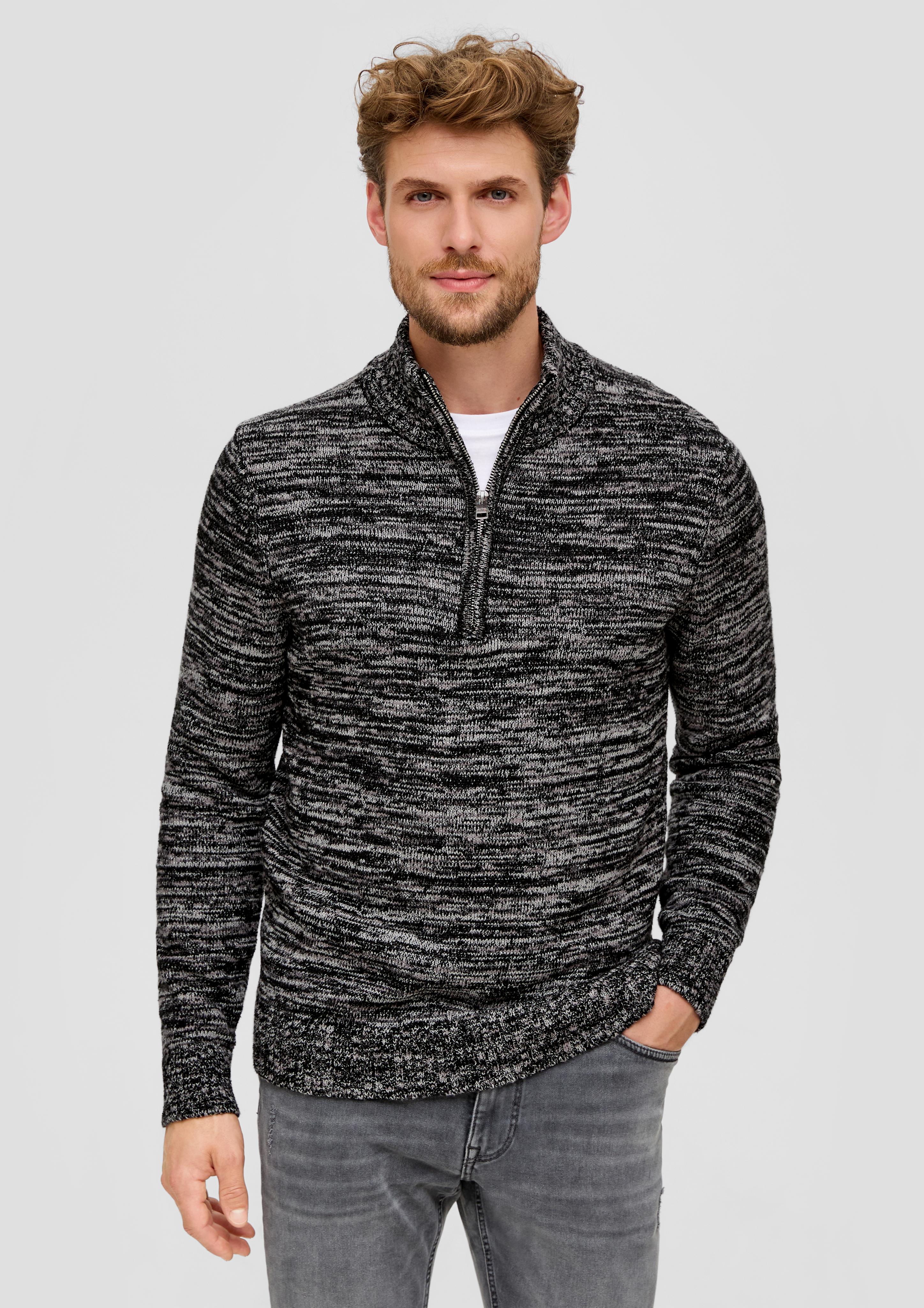 Troyer-Pullover aus Moulinegarn  2134621-99X0