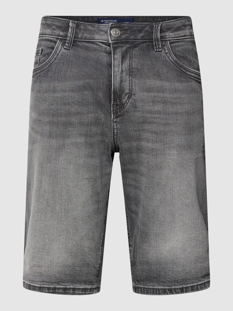 Jeansshorts im 5-Pocket-Design Modell 'Josh' in mittelgrau