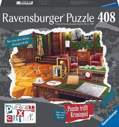 Puzzle 408 Teile - Puzzle X Crime: Ein mörderischer Geburtstag