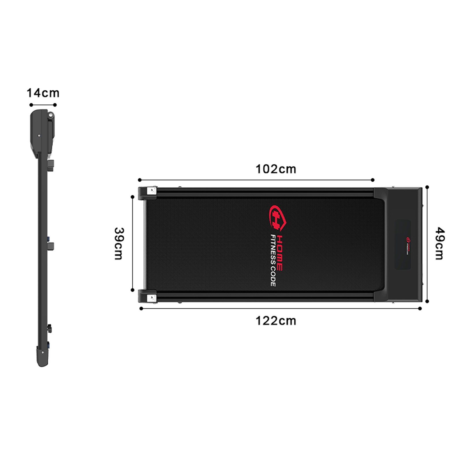 Sinaopus Laufband LB02,Laufband für zuhause, 1-10 km/h Elektrisches Laufband mit LED Display