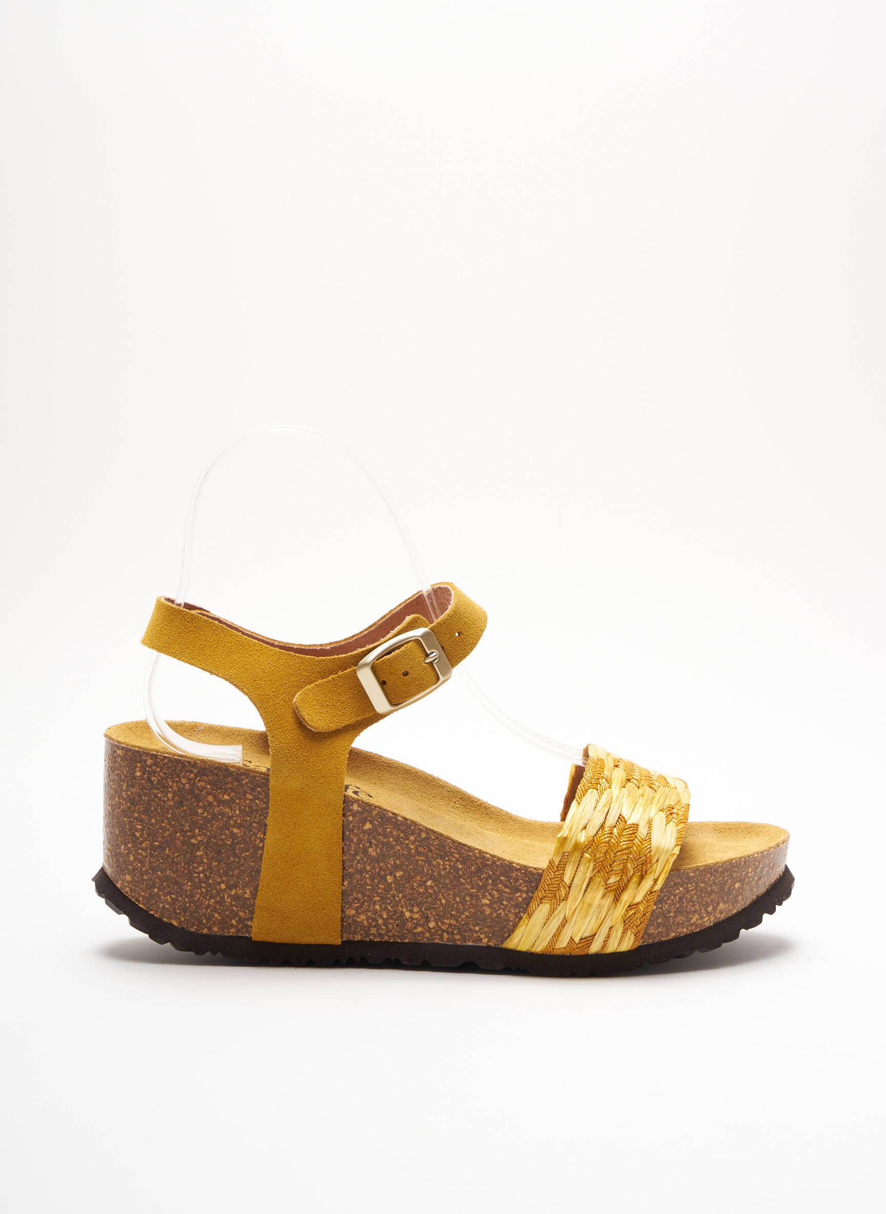 Santafe Sandales Nu Pieds Femme couleur jaune