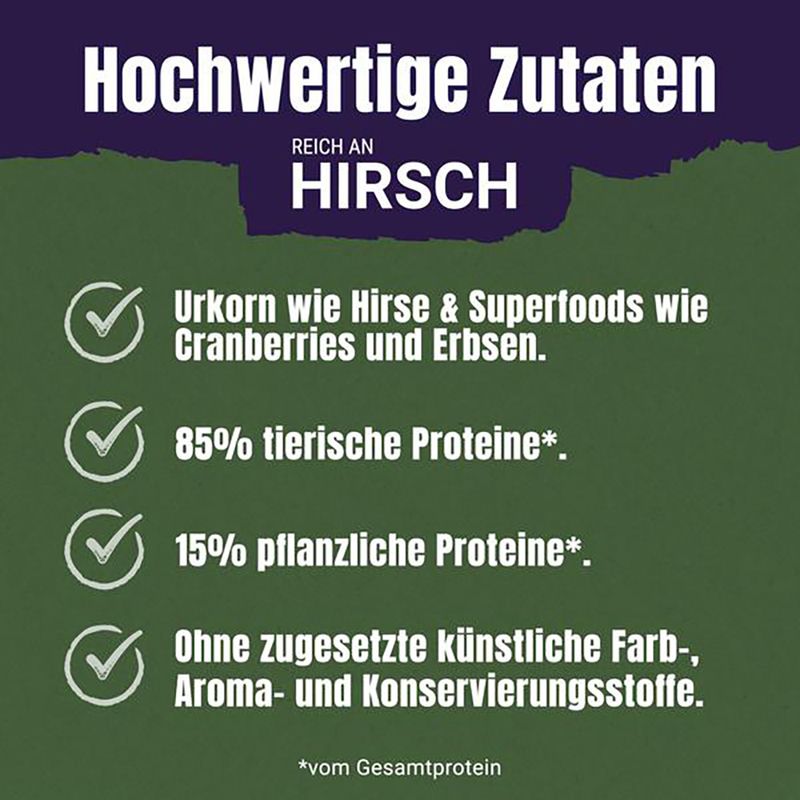 PURINA Adventuros Reich an Hirsch mit Urkorn