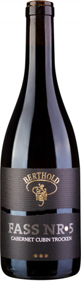 2019 Faß Nr. 5 Cabernet Cubin Barrique trocken - Weingut Berthold