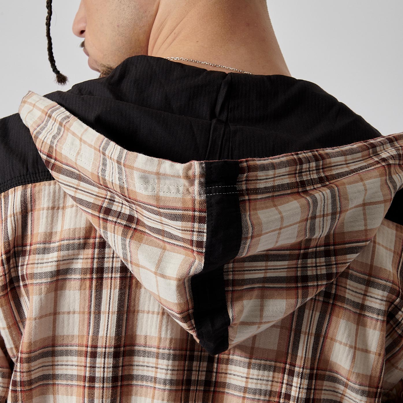 ROOKS  Chemise à carreaux 100% coton homme