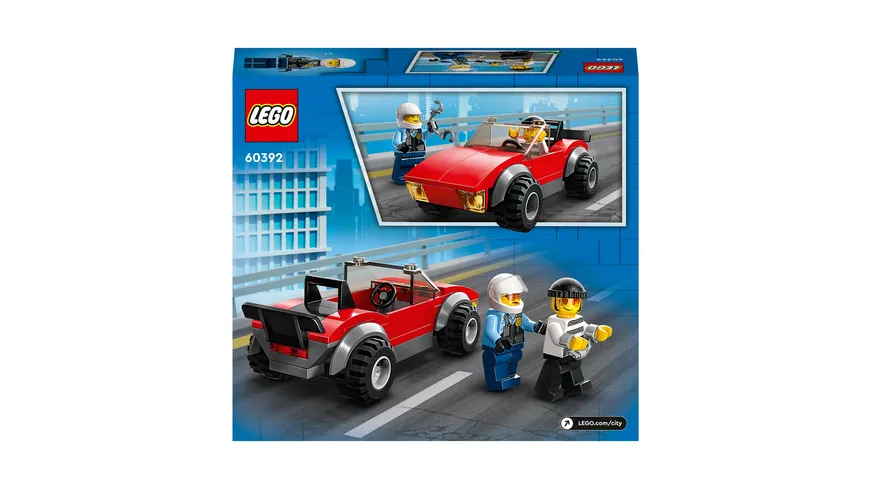 LEGO City 60392 Verfolgungsjagd mit Polizeimotorrad