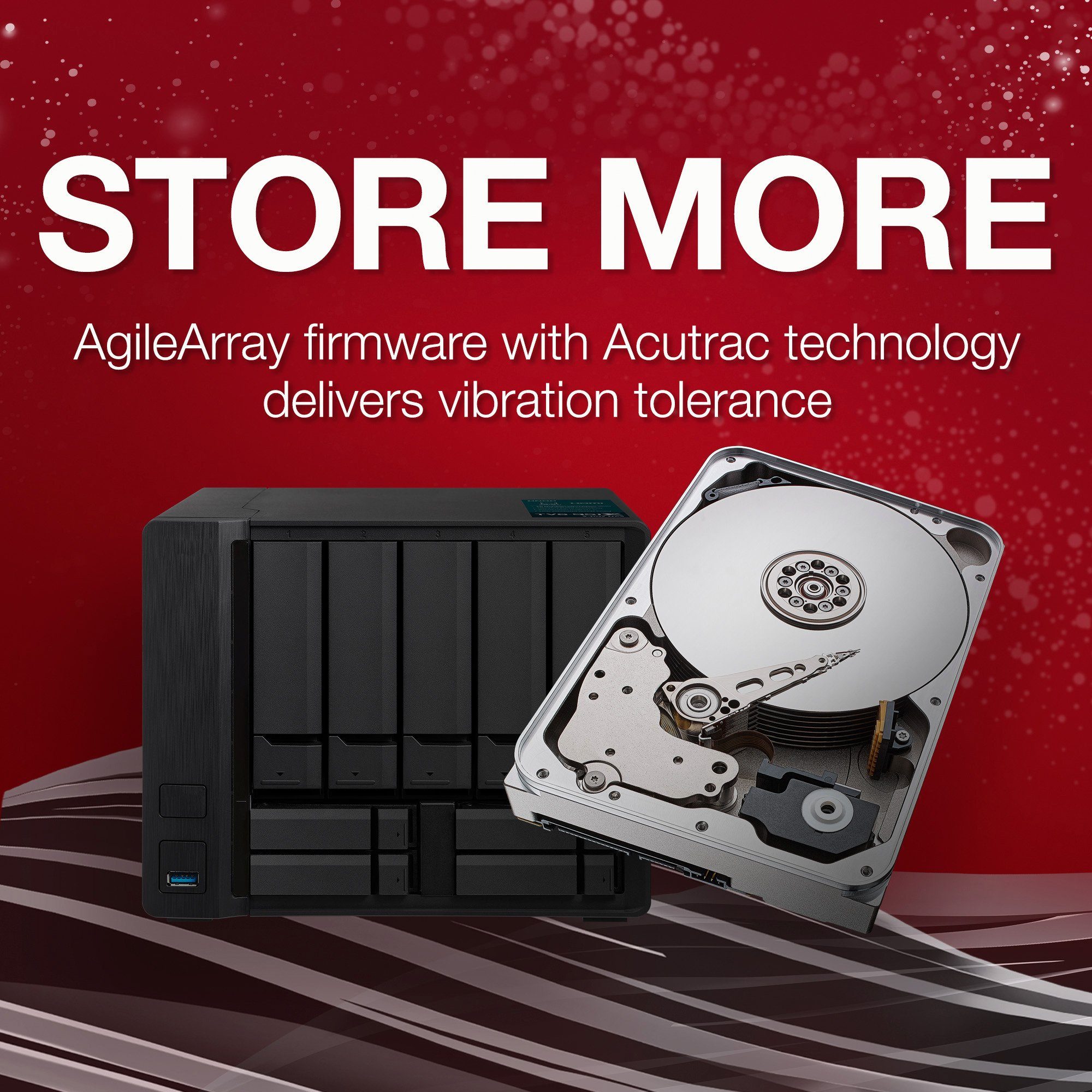 Seagate Seagate IronWolf NAS 8 TB CMR, Festplatte, (SATA 6 HDD-Festplatte (8.000 GB) 3,5