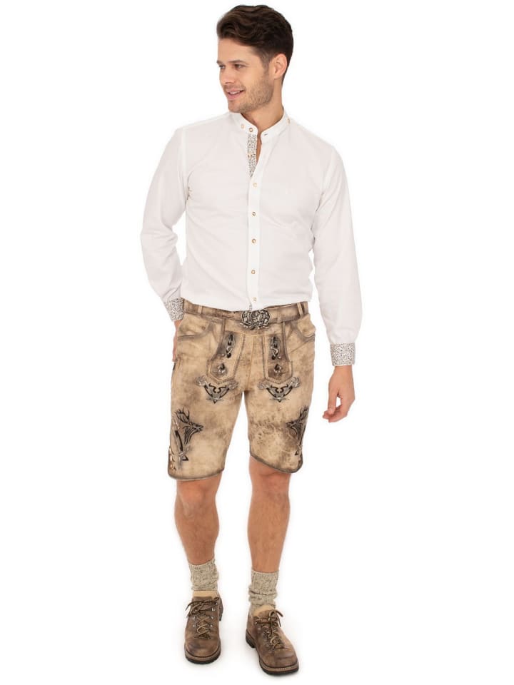 MADDOX Lederhose FELIXSEE in hellbraun günstig kaufen