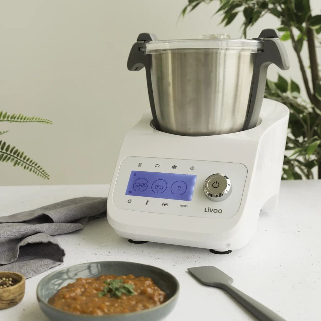 LIVOO Küchenmaschine Super Cooker 3,5 L 1000 W Weiß