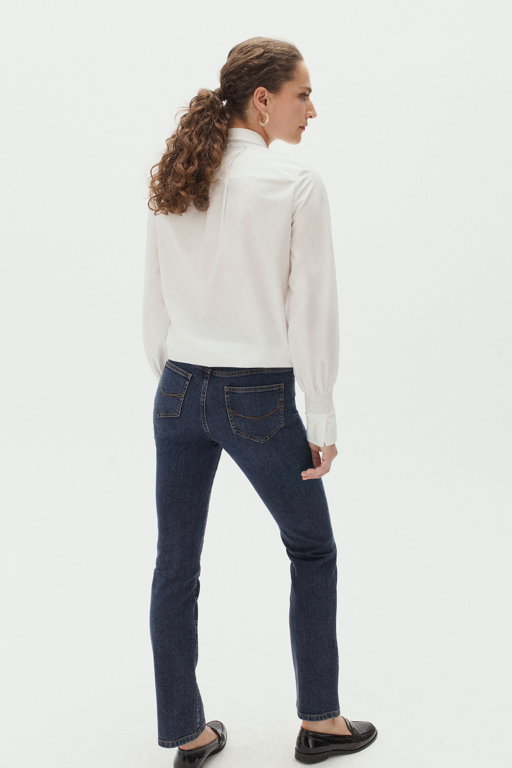 pantalon bobby denim stone femme