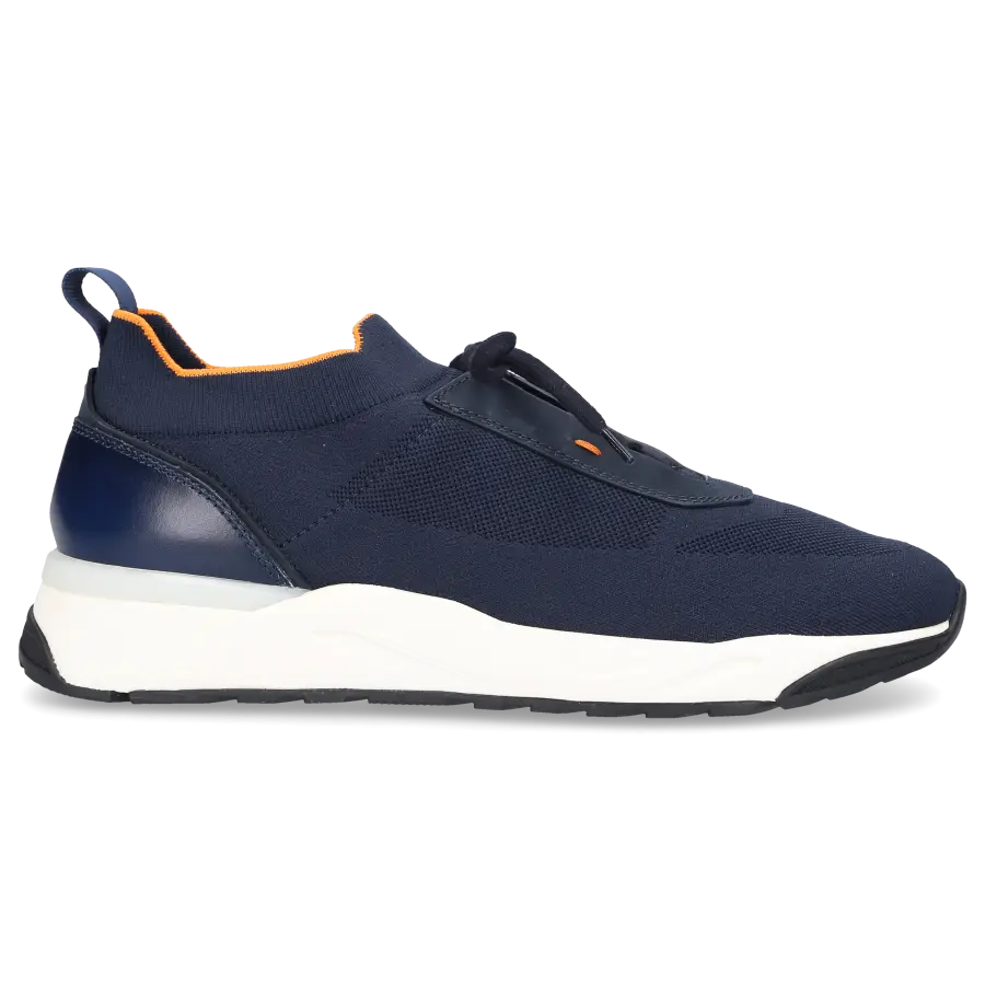Santoni - Sneaker low Slip-ons MBIO21 Textil - blau