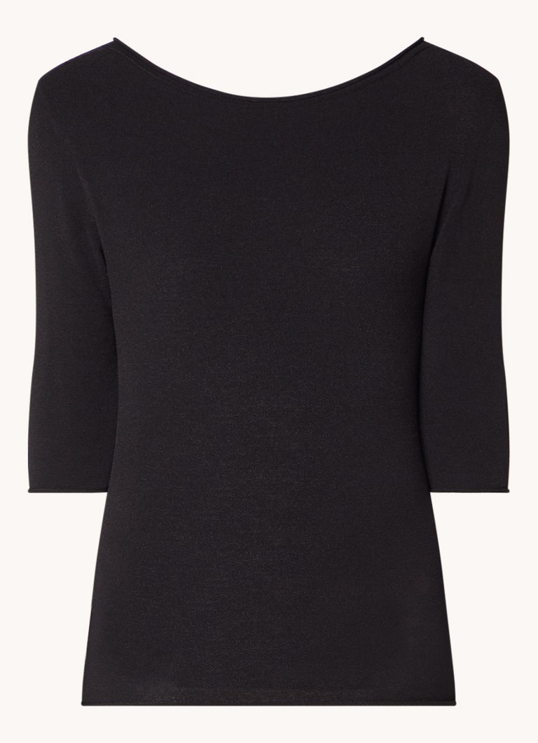 Wolford Top ar rievotu struktūru
