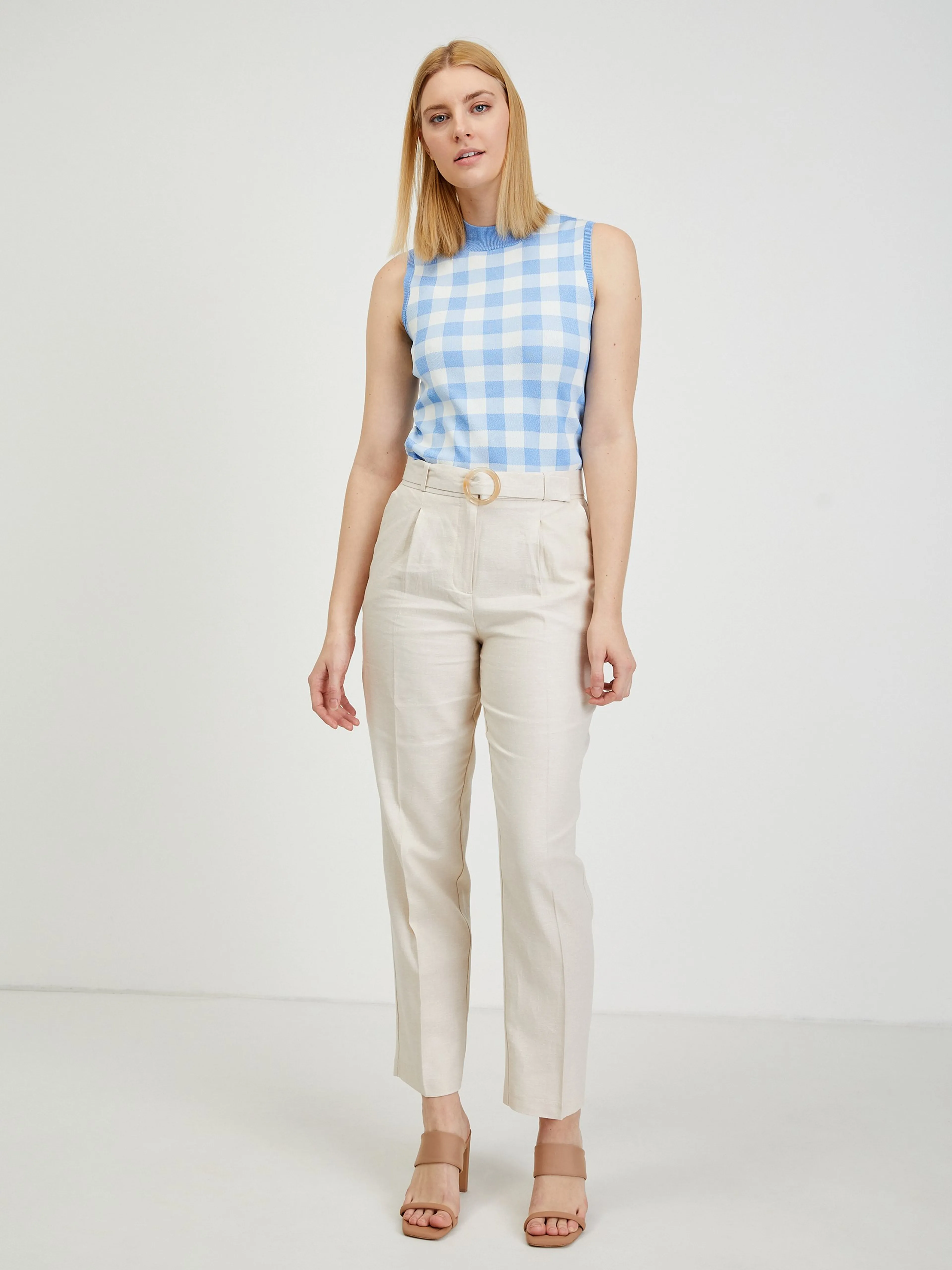 Beigefarbene Damenhose ORSAY