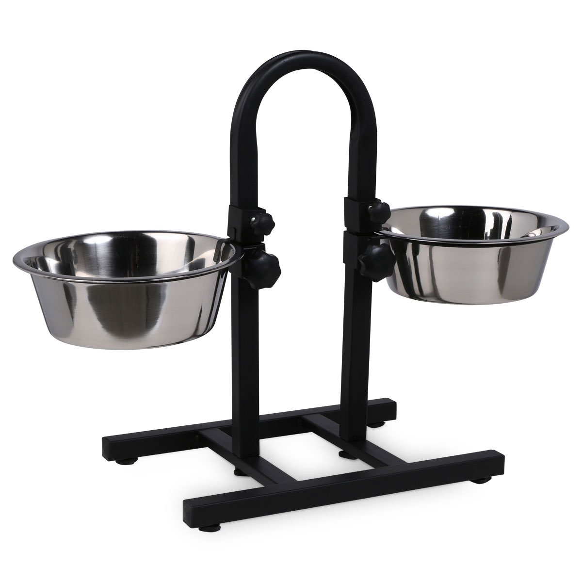 Kerbl Futterbar inkl. Näpfe 2x2800ml beidseitig höhenverstellbar