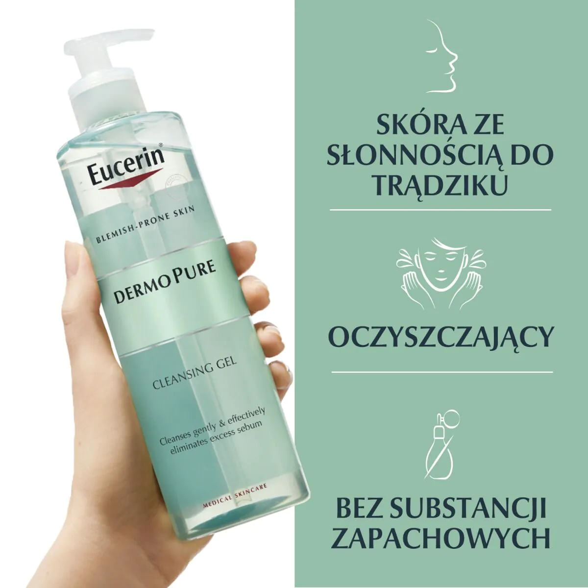 Eucerin Dermopure Καθαριστικό Τζελ για Πρόσωπο και Σώμα