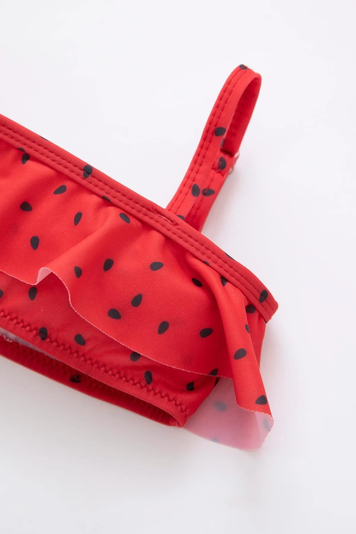 DeFacto  Baby-Mädchen-Bikini-Set in normaler Passform mit Wassermelonenmuster
