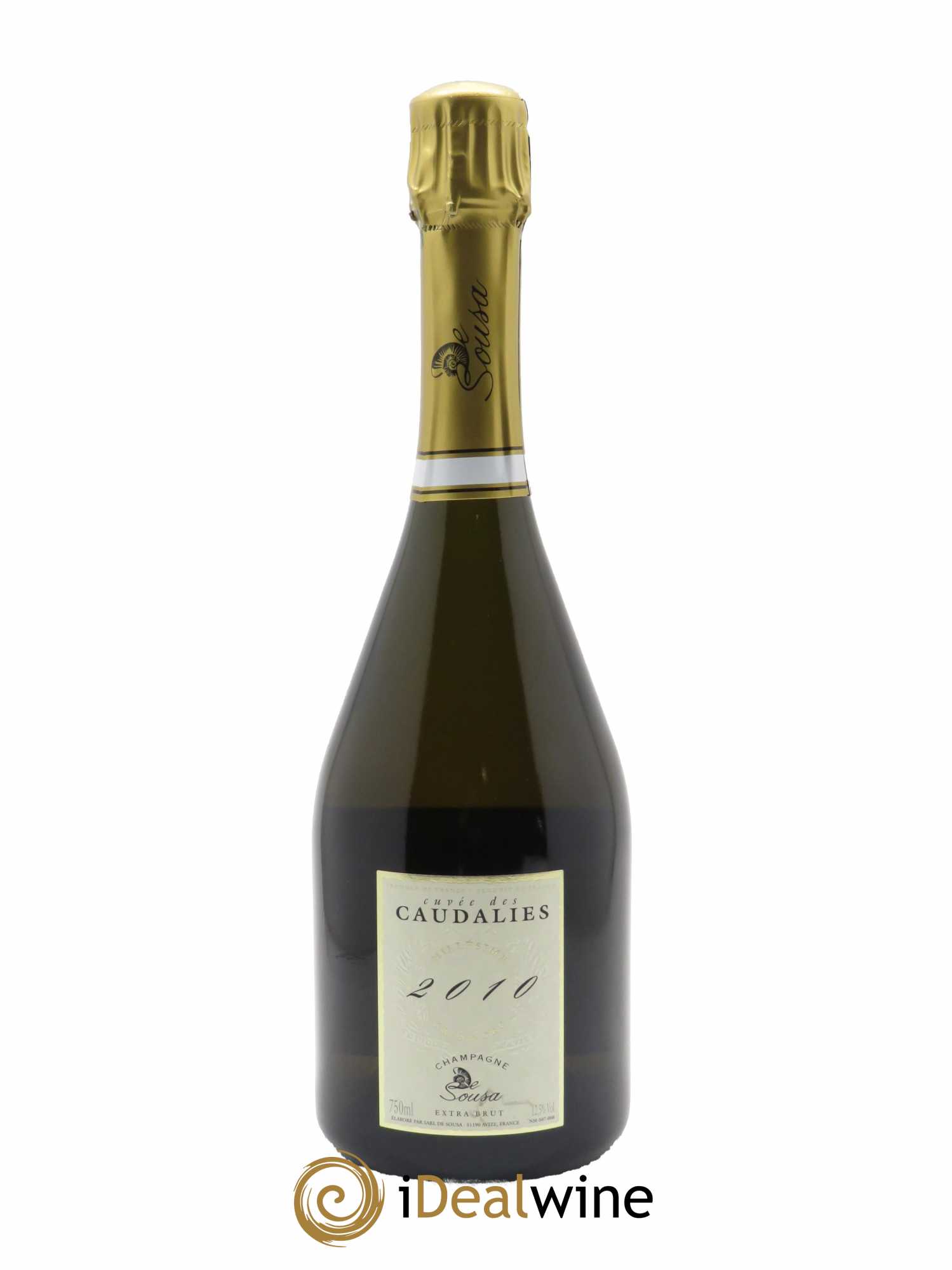 Cuvée des Caudalies Grand Cru Extra Brut De Sousa  2010 - Lot de 1 Bouteille