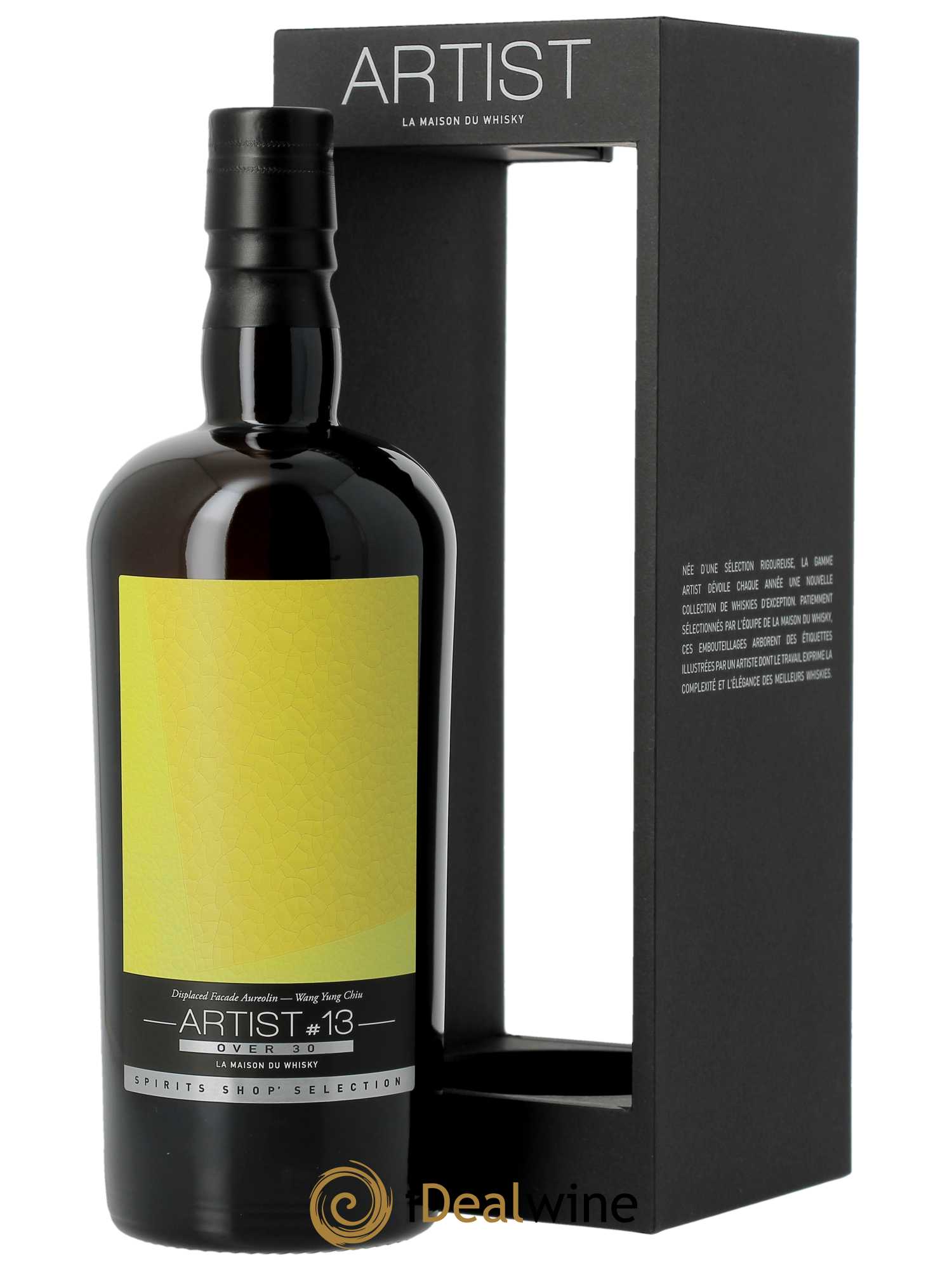 Whisky Littlemill Artist 13 Over 30 Spirits Shop Selection  1989 - Lot de 1 Bouteille