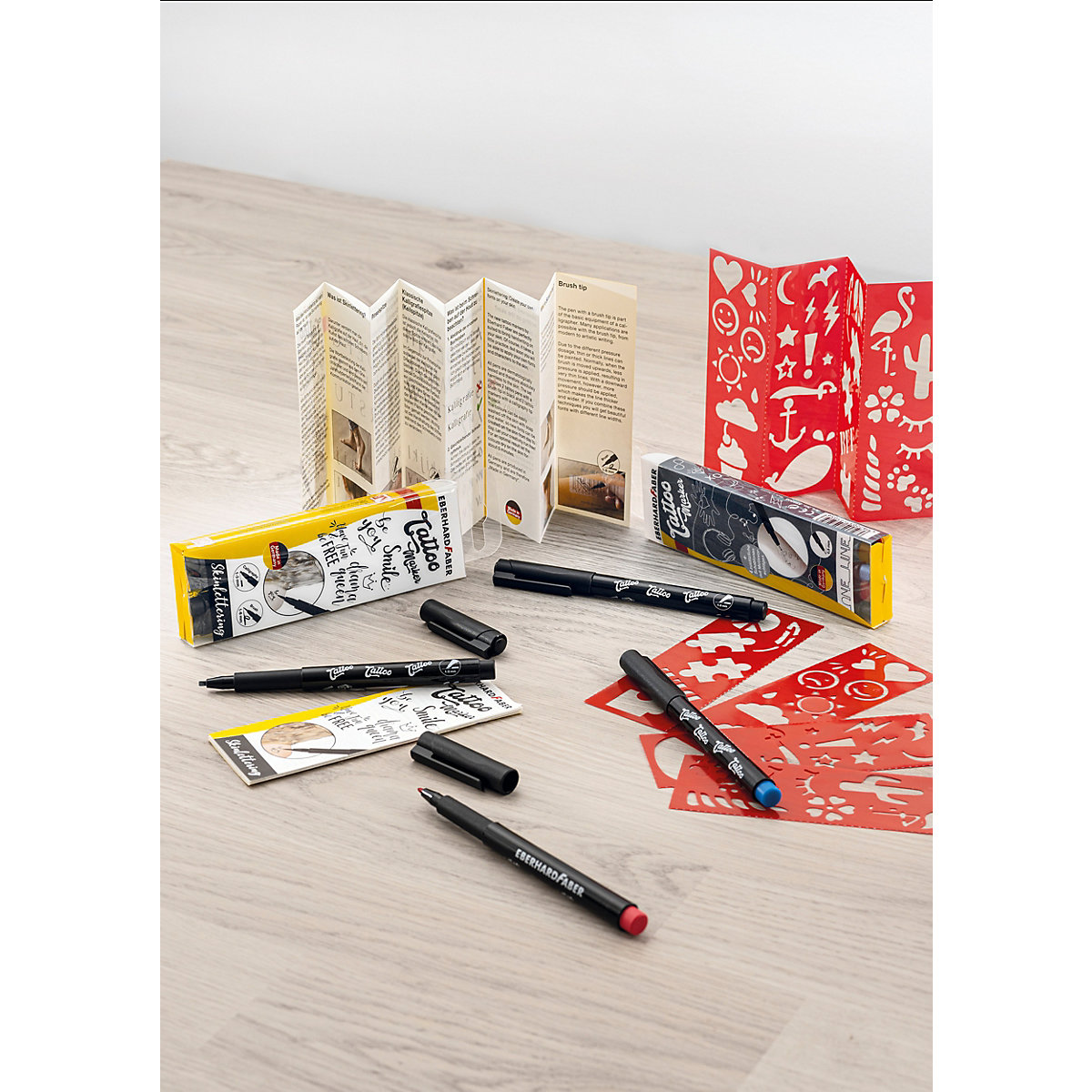Tattoo Marker Beach, 4 Farben