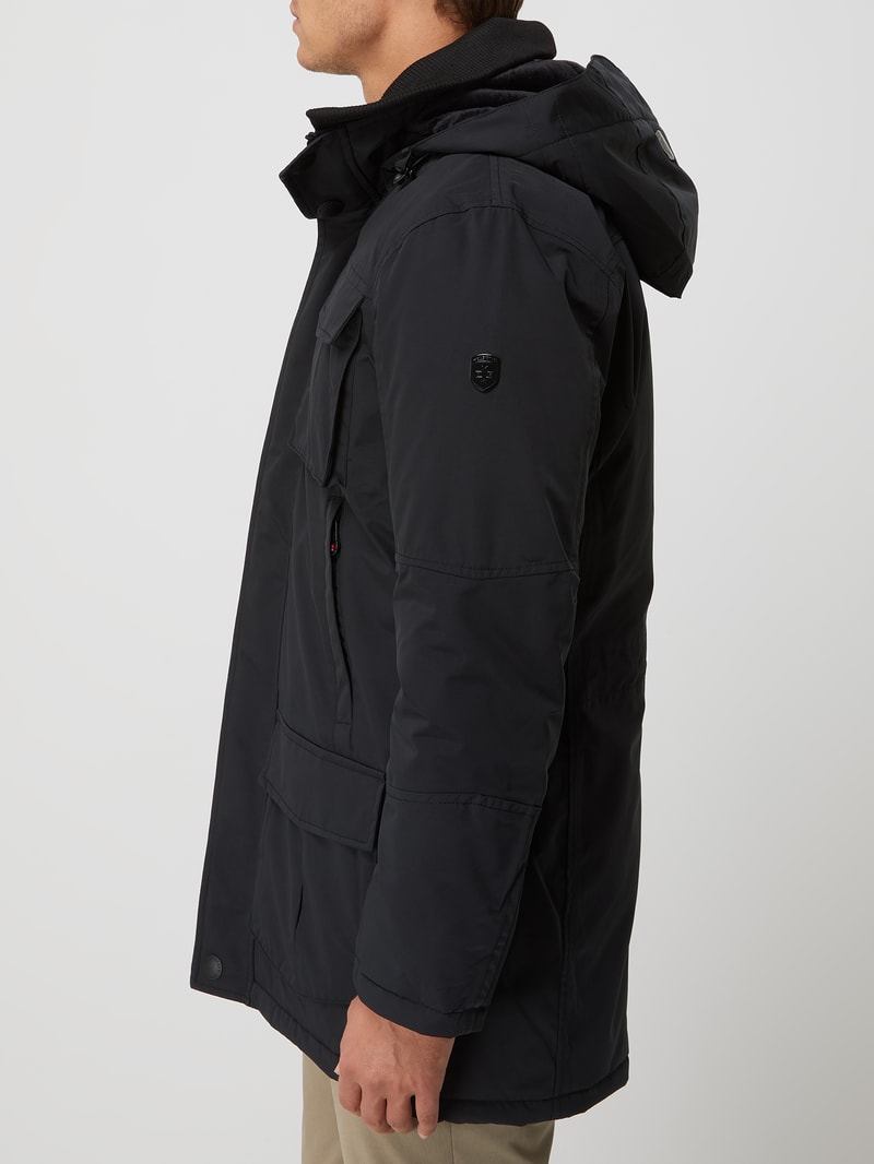 Vancouver 870 Funktionsjacke mit abnehmbarer Kapuze in schwarz