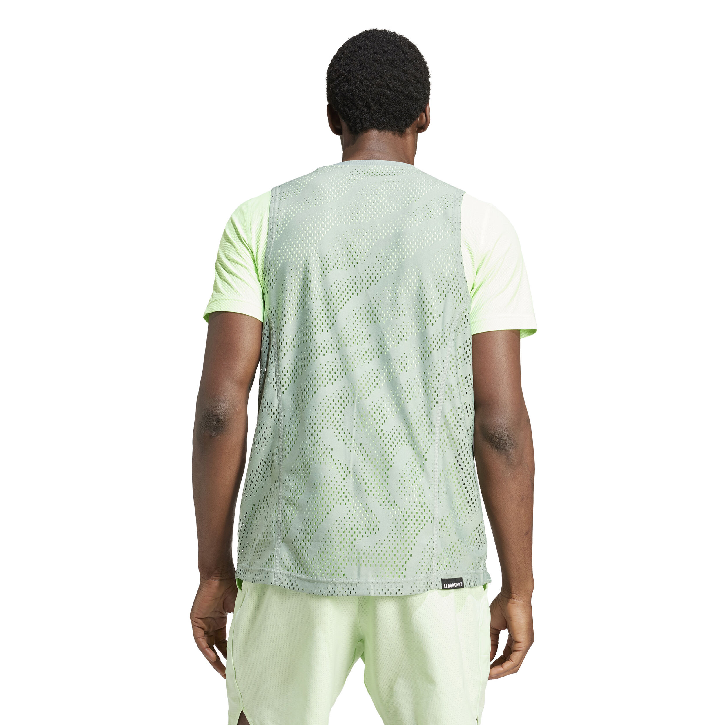 Mesh Pro T-Shirt Herren - Hellgrün, Limette