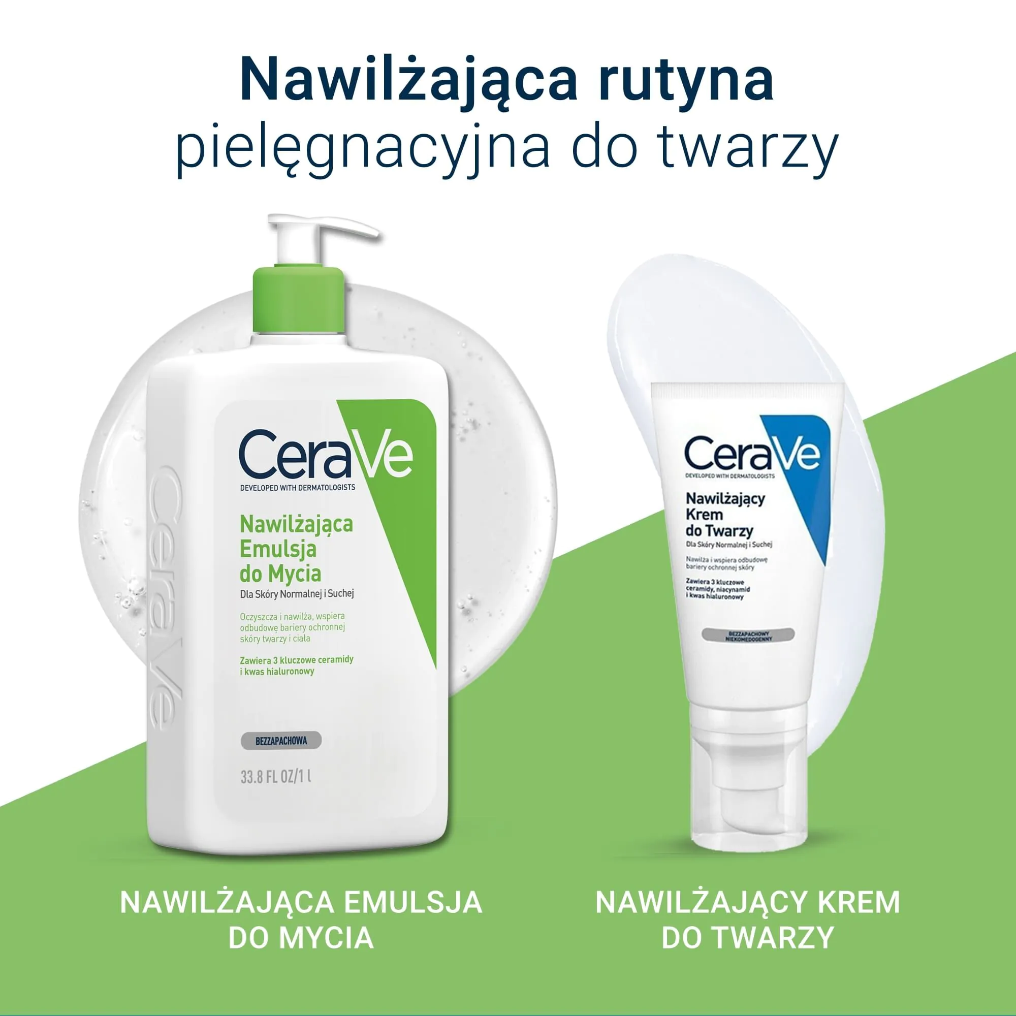 CeraVe hidratantna emulzija za čišćenje za suhu i normalnu kožu, 1000 ml