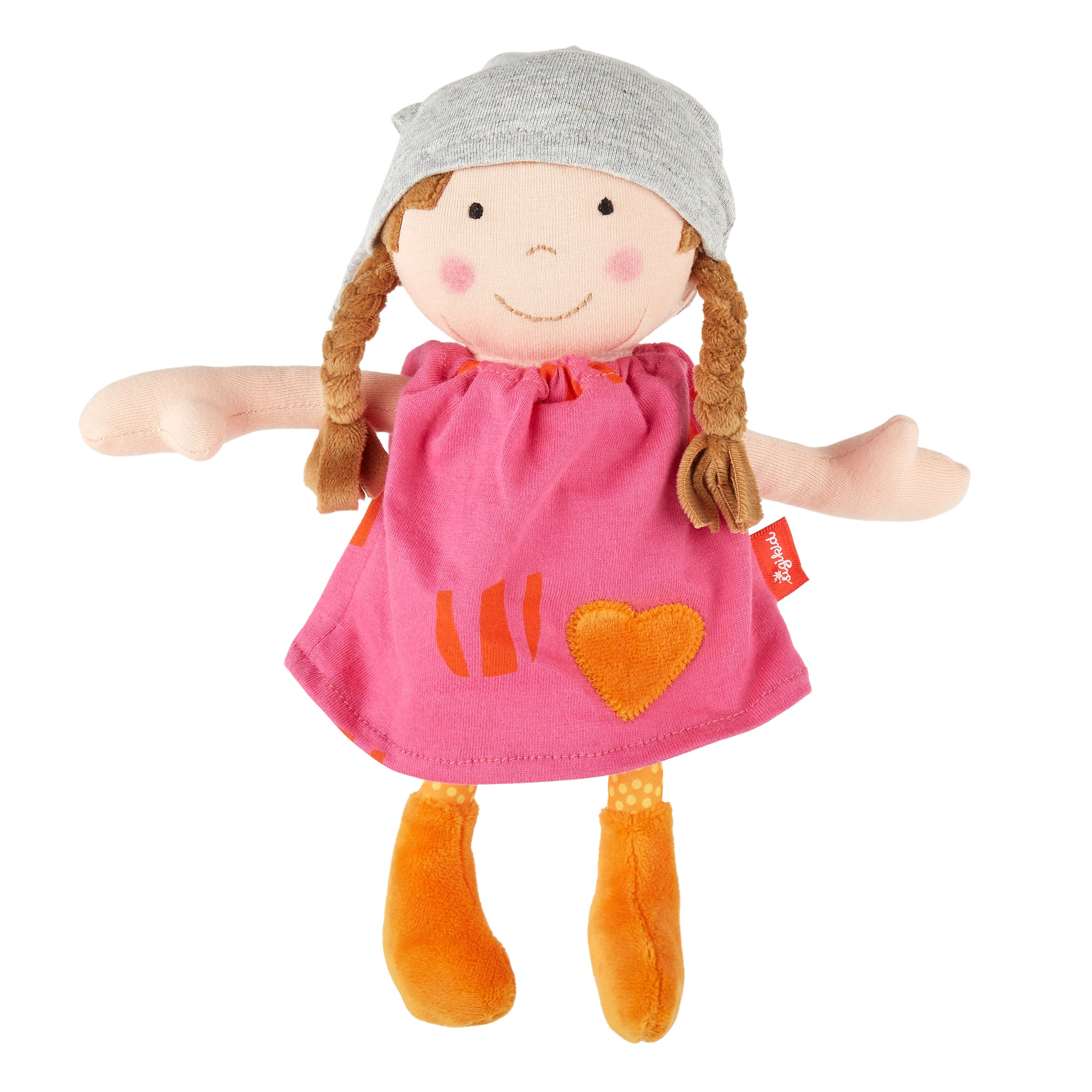 Stoffpuppe Brenda Bilipup, pink