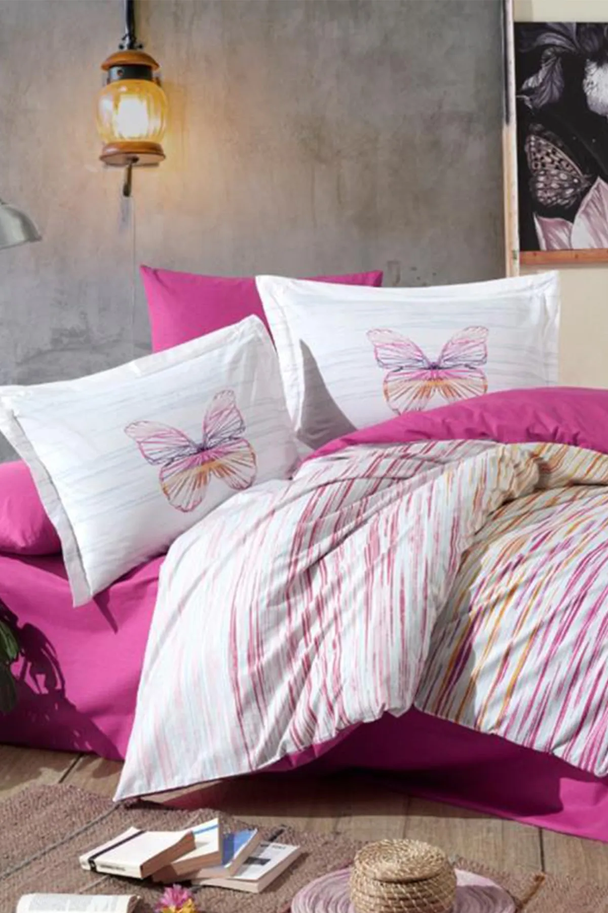 Hobby  Eldora Einzelbettbezug-Set Fuchsia