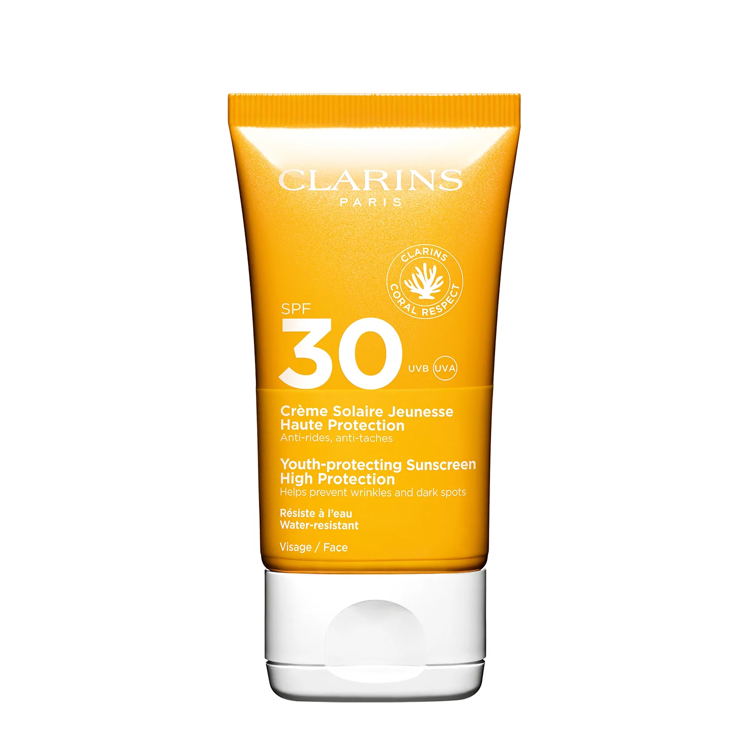 Sole Crème Solaire Jeunesse Haute Protection SPF30 - Augstas aizsardzības sejas sauļošanās līdzeklis.